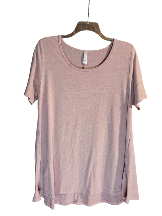 LuLaRoe Tops - LuLaRoe Dusty Rose Short Sleeve Scoop Neck Tee